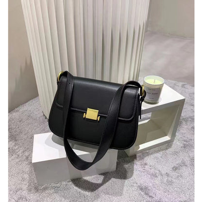 Small square bag women's new armpit bag genuine leather women's bag temperament fashion shoulder bag high-end cowhide crossbody bag