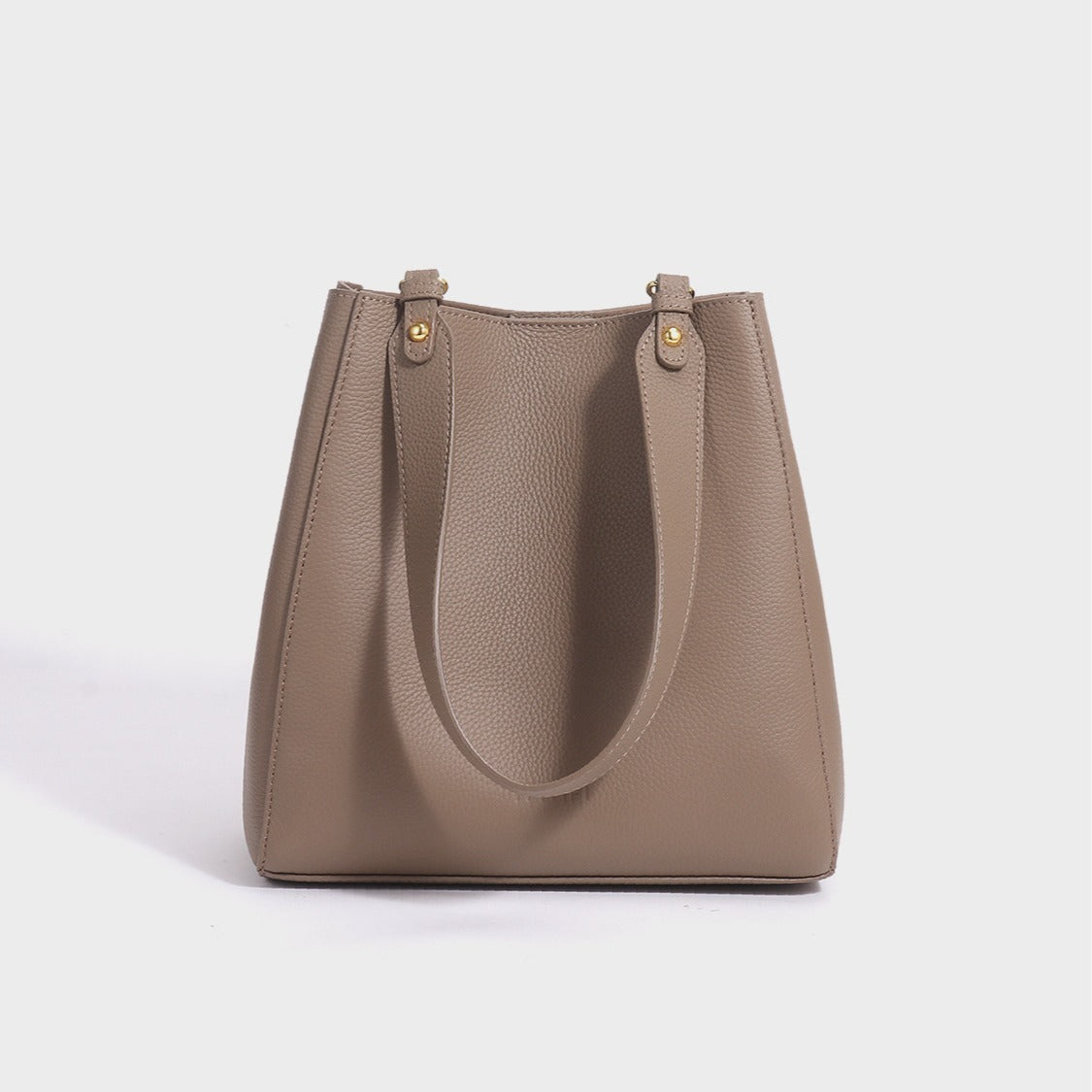 Tote bag women's shoulder bag bucket bag women's bag genuine leather high-end autumn style bag armpit bag