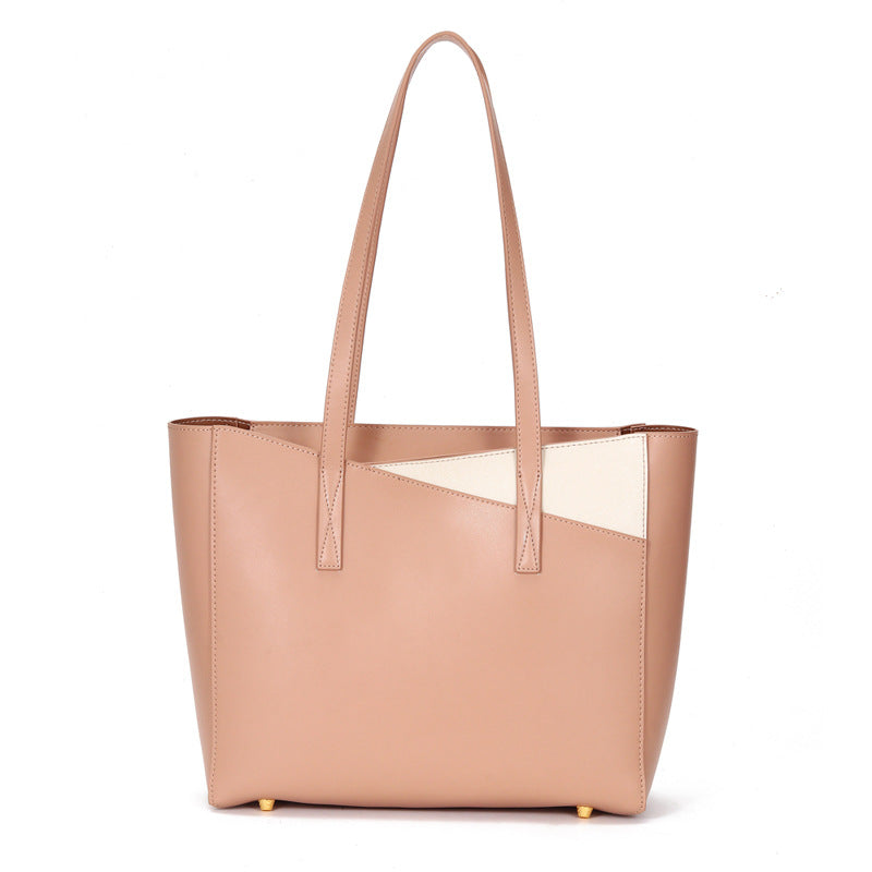 Summer large-capacity bag women's bag new trendy fashion simple armpit tote bag texture portable shoulder bag