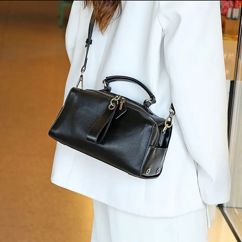 High-end niche design armpit bag genuine leather women's bag new autumn and winter fashion commuter bag single shoulder cross-body bag