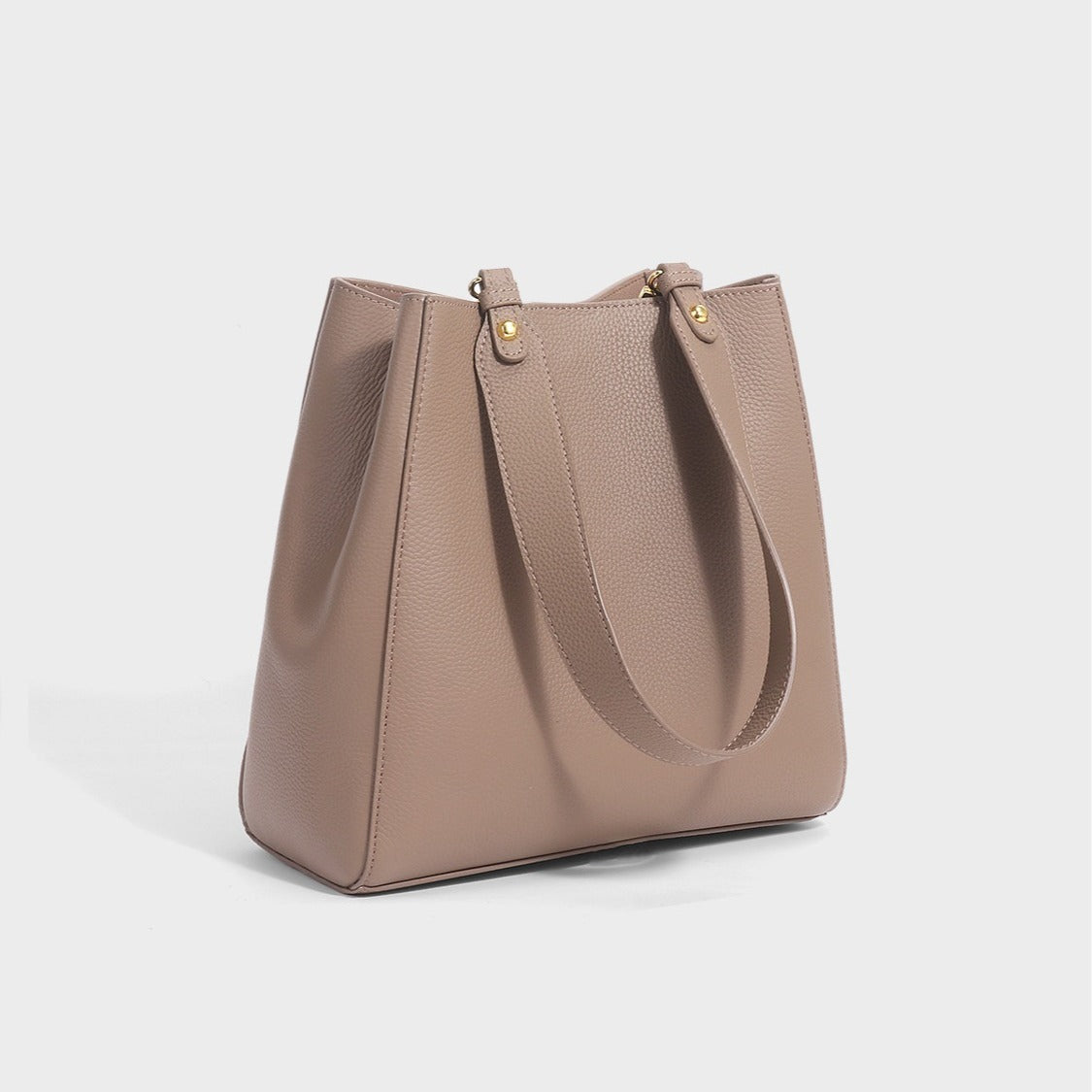 Tote bag women's shoulder bag bucket bag women's bag genuine leather high-end autumn style bag armpit bag