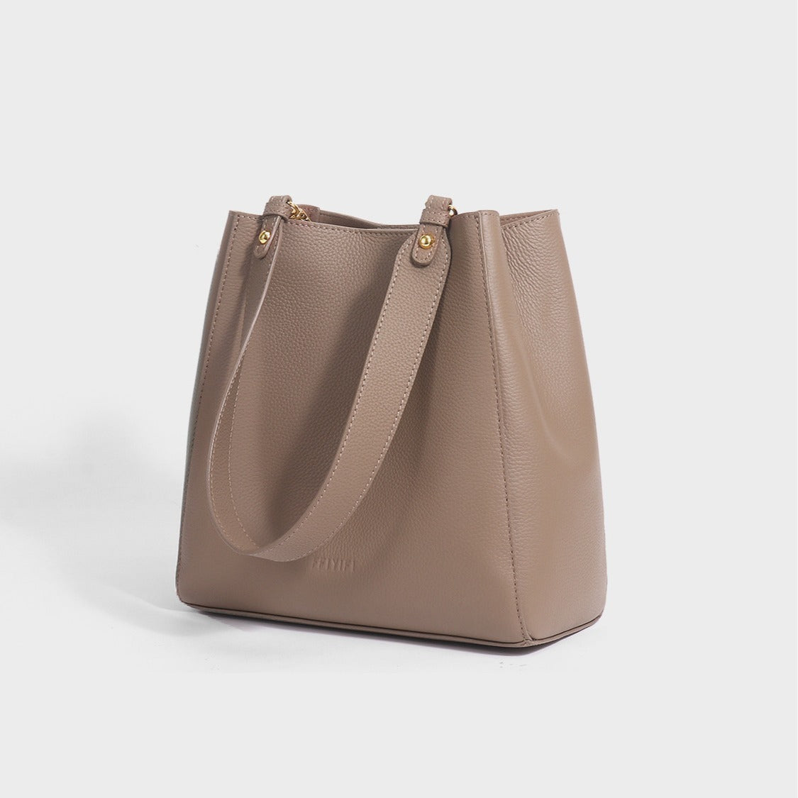 Tote bag women's shoulder bag bucket bag women's bag genuine leather high-end autumn style bag armpit bag